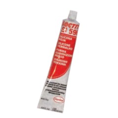 Self-levelling silicone pipe 80ml LOCTITE 596 forms gaskets red colour | Newgardenstore.eu