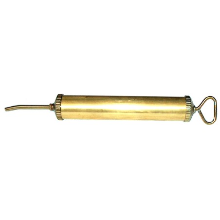 Brass suction and pressing oil syringe 250 gr. | Newgardenstore.eu