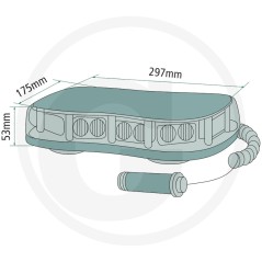 Multifunktionales led-Magnet-Maschinenalarmsystem | Newgardenstore.eu