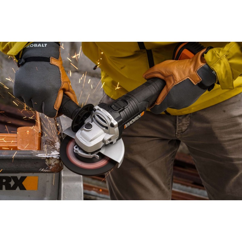 WORX WX812 20V Akku Schleifer mit 4Ah Akku Schnellladeger t Ausr