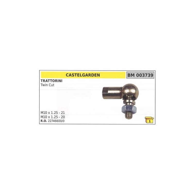 Snodo CASTELGARDEN trattorino rasaerba tosaerba tagliaerba TWIN CUT 003739