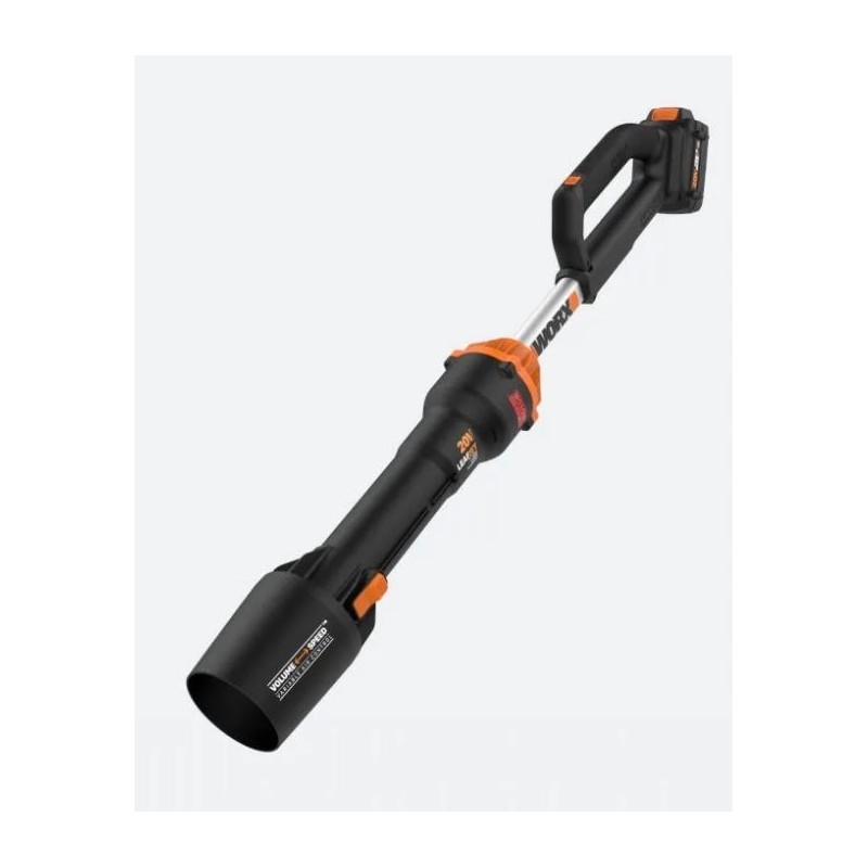 WORX WG543E souffleur sans fil avec batterie 20 V 4,0 Ah et chargeur rapide