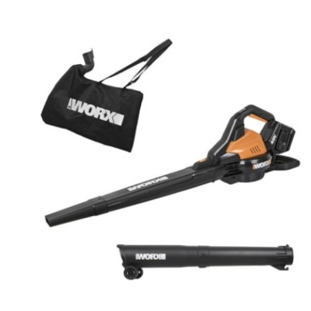 WORX WG583E cordless suction blower with 2 batteries and charger | Newgardenstore.eu