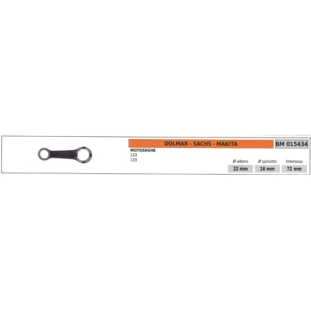 Tige de piston DOLMAR tronçonneuse 123 133 015434 | Newgardenstore.eu