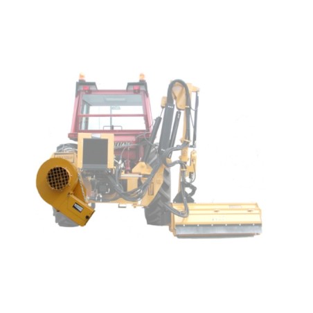 Rear blower for roadside cleaning PROCOMAS hydraulic motor | Newgardenstore.eu