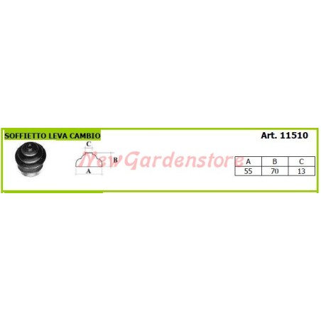 Levier de changement de vitesse à soufflet moteur cultivateur tracteur marcheur 11510 | Newgardenstore.eu