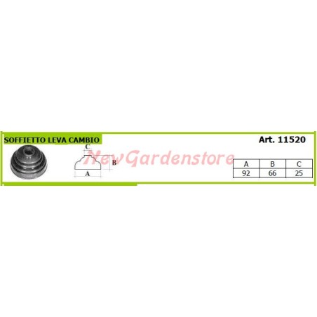 Palanca de cambio fuelle motocultor motocultor 11520 | Newgardenstore.eu