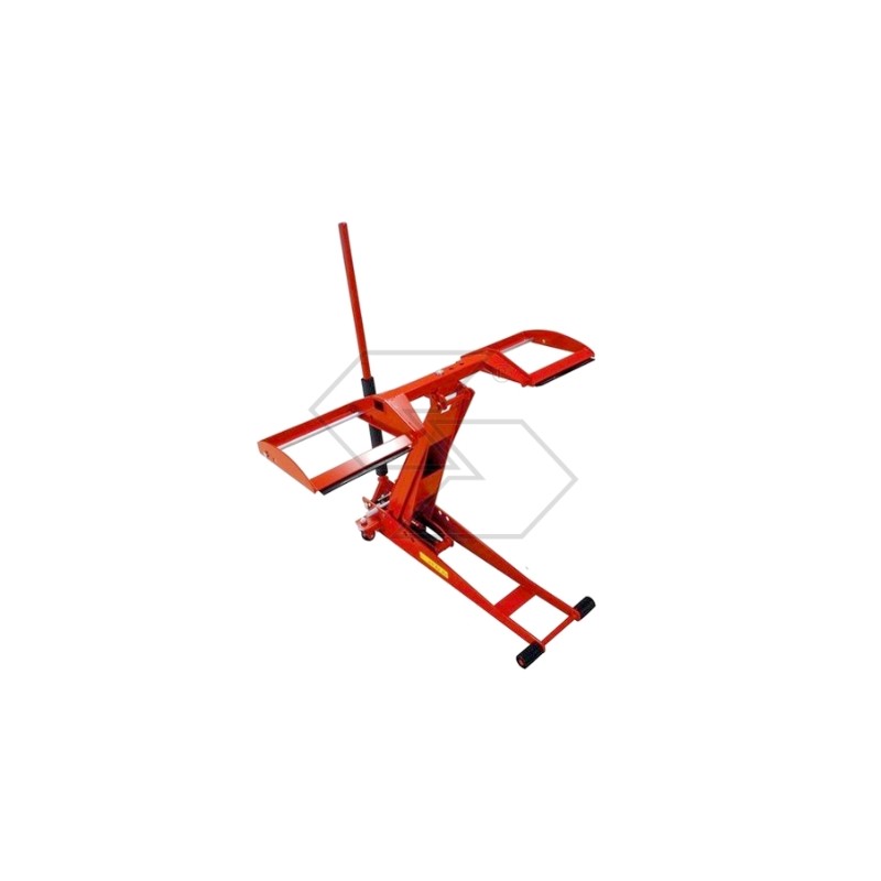 Hydraulic lift cliplift pro for lifting lawn tractors capacity 800 Kg