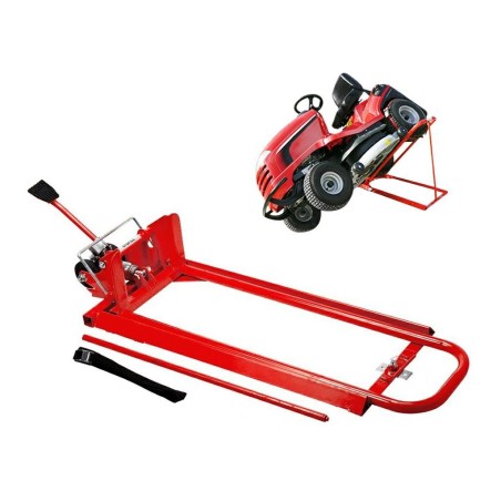 Hydraulic deck lift for lawn tractors up to 300 kg 550199 | Newgardenstore.eu