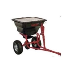 Epandeur d'engrais tractable sur roues pour tracteur de pelouse capacité 34kg | Newgardenstore.eu