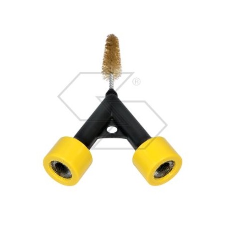 NEWGARDENSTORE A28248 Pole brush and battery clamps | Newgardenstore.eu