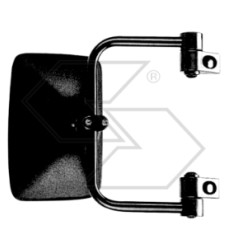 Right and left rear-view mirror for agricultural tractor