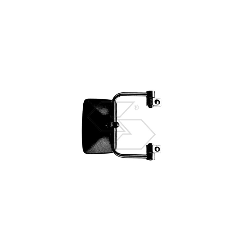 Right and left rear-view mirror for agricultural tractor