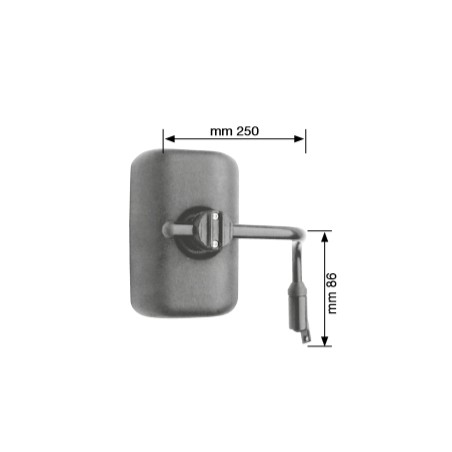 Specchietto retrovisore lato sinistro per macchina agricola MERLO e trattori vari