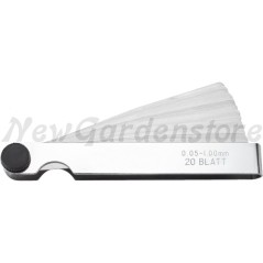 Thickness gauge for intermediate gaps and contact distances 20 blades 7302101 | Newgardenstore.eu