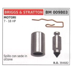 BRIGGS&STRATTON 7-18HP lawn tractor carburettor needle with brass seat | Newgardenstore.eu