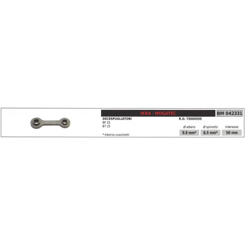 Connecting rod IKRA brushcutter BF 25 BT 25 042331