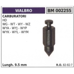 Spillo carburatore WALBRO motosega HD - WG - WT -WY lunghezza 9,5mm  82-82-7