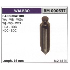 Spillo carburatore WALBRO motosega WA - WB - WGA - WJ lunghezza 16mm 85-75 | Newgardenstore.eu