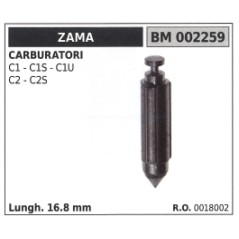 Vergaserstift ZAMA Kettensäge C1 - C1S - C1U - C2 Länge 16,8mm 0018002