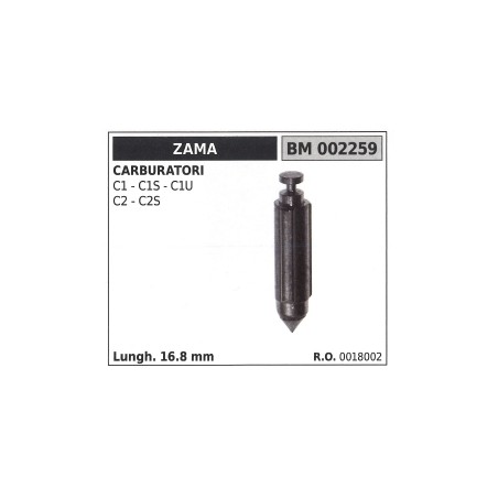 Carburettor pin ZAMA chainsaw C1 - C1S - C1U - C2 length 16.8mm 0018002 | Newgardenstore.eu