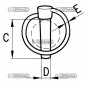 Einraststift 8 mm Welle Ø  22÷28 mm 98194