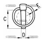 Sicherungsstift Ø  4,5 mm Welle Ø  10÷15 mm 98192