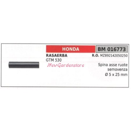 Pasador rueda autopropulsada HONDA cortacésped GTM 530 016773 | Newgardenstore.eu