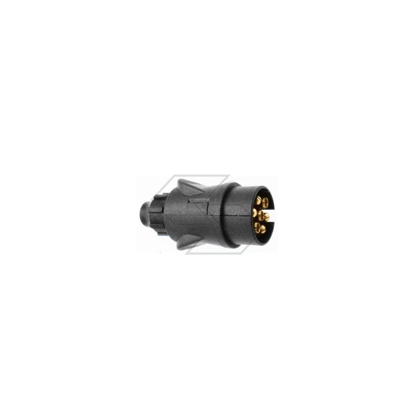 NEWGARDENSTORE 7-pin male current plug for agricultural tractor A08634