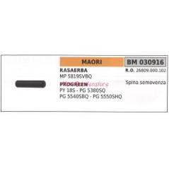 Réducteur automoteur Tondeuse à gazon MAORI DROITE MP 5819SVBQ 030916 | Newgardenstore.eu