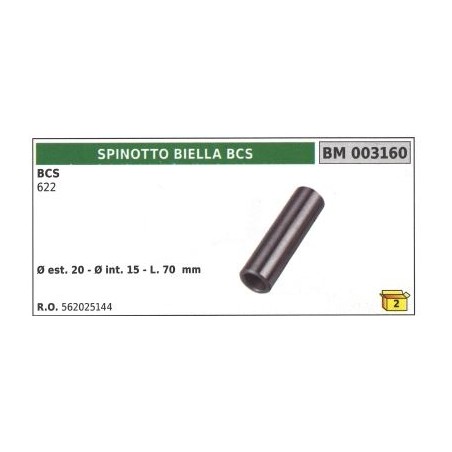 Pasador de pistón para segadora bcs 622 | Newgardenstore.eu