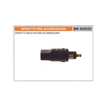 Male plug for cigarette lighter code 003035 | Newgardenstore.eu