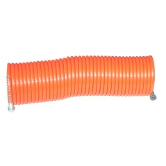 Spiral hose with fittings 10 metres long