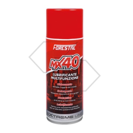 Multi-purpose lubricating spray 400 ml FORESTAL MX40 | Newgardenstore.eu