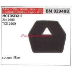 Éponge de filtre à air CINA moteur de tronçonneuse ZM 2600 TCS 2600 029408 | Newgardenstore.eu