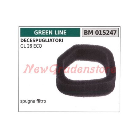 Filtro de aire de esponja GREEN LINE desbrozadora GL 26 ECO 015247 | Newgardenstore.eu