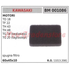 Filtro de aire de esponja motor KAWASAKI TD 18 TF 22 TH 43 TH 48 TG 18 (cortasetos) 001086 | Newgardenstore.eu