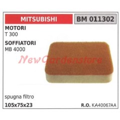 Filtro de aire esponja MITSUBISHI motor de 2 tiempos desbrozadora 011302 | Newgardenstore.eu