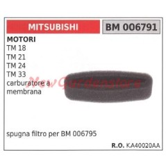 Esponja filtro aire MITSUBISHI motor 2 tiempos cortasetos 006791