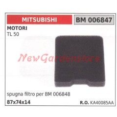 Filtre à air éponge MITSUBISHI moteur 2 temps débroussailleuse 006847 | Newgardenstore.eu