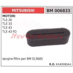 Luftfilterschwamm MITSUBISHI 2-Takt-Motor Freischneider tagliasiepe006833 | Newgardenstore.eu