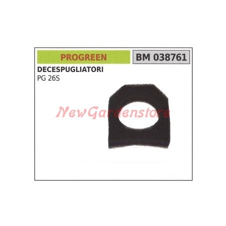 PROGREEN Éponge pour filtre à air pour débroussailleuse PG 26S 038761 | Newgardenstore.eu