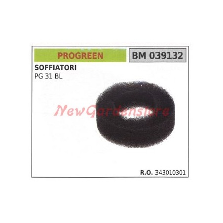 Esponja de filtro de aire PROGREEN para soplador PG 31 BL 039132 | Newgardenstore.eu