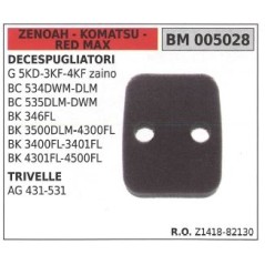 ZENOAH air filter sponge for brushcutter G 5KD 3KF 4KF backpack 005028 | Newgardenstore.eu