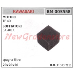 Esponja filtrante desbrozadora KAWASAKI TE 40 soplador BA 401K 003558 | Newgardenstore.eu