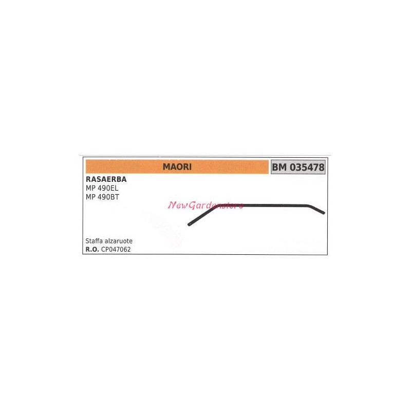 Staffa alzaruota MAORI rasaerba tosaerba tagliaerba MP 490EL 490BT 035478