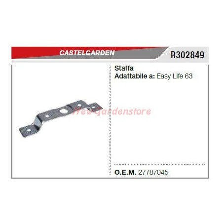 CASTELGARDEN bracket lawnmower mower easy life 63 R302849 | Newgardenstore.eu