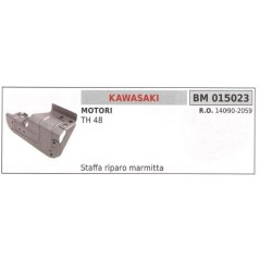 Staffa Protezione Marmitta KAWASAKI tagliasiepe TH 48 015023