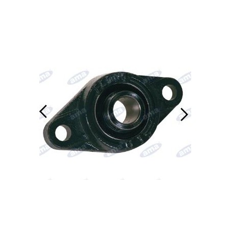 Flange bracket with two holes UCFL 205 for agricultural tractor | Newgardenstore.eu
