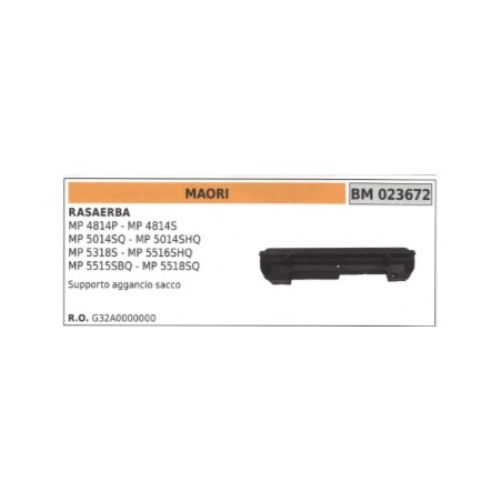 Supporto aggancio sacco MAORI rasaerba MP4814P - MP4814S - MP5014SQ - MP5014SHQ | Newgardenstore.eu